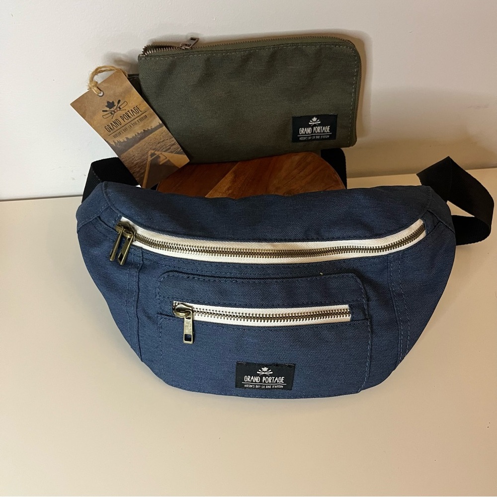 Grand Portage Hudson’s Bay Pouch And Fanny Pack NWT Canvas Belt Bag Outdoor Gear